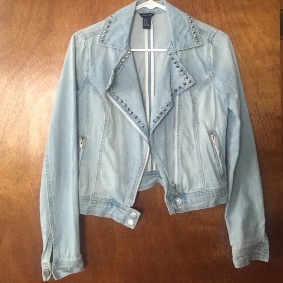 Studded denim jacket