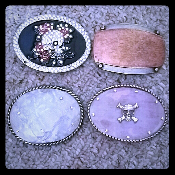 4 Belt buckles BUNDLE PLEASE READ BELOW