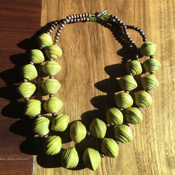 Vintage statement necklace -- made in Africa!