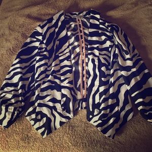 Charlotte Russe blazer. 3/4 length sleeves.