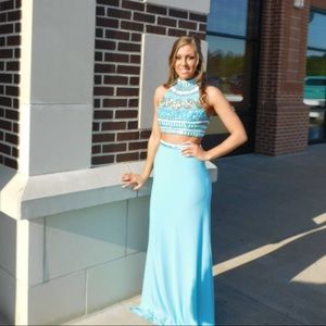 SHERRI HILL 2015 Two Piece Prom Dress