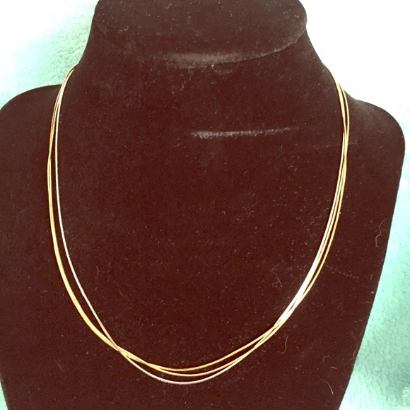 Tricolor necklace
