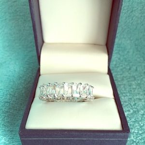 CZ eternity band. Size 8. Well made.