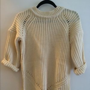 oversized knit sweater