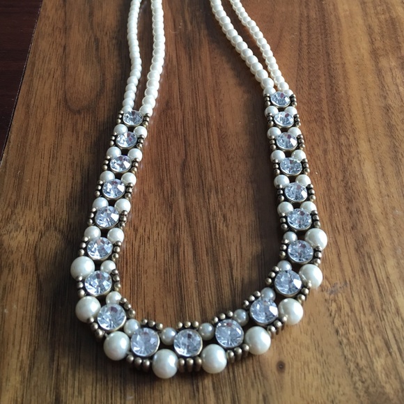 J. Crew pearl statement necklace