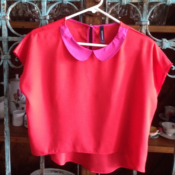 Red & Pink Blouse by Peppermint - Picture 2 of 3