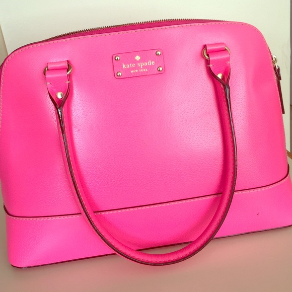 Hot Pink Kate Spade Tote Handbag