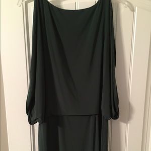 Hunter green Jessica Simpson dress