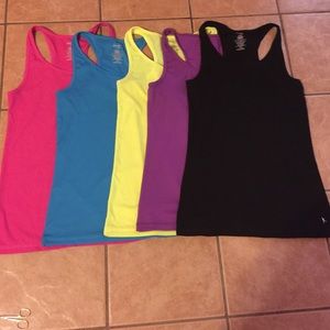 Danskin Ribbed Workout Tank Tops