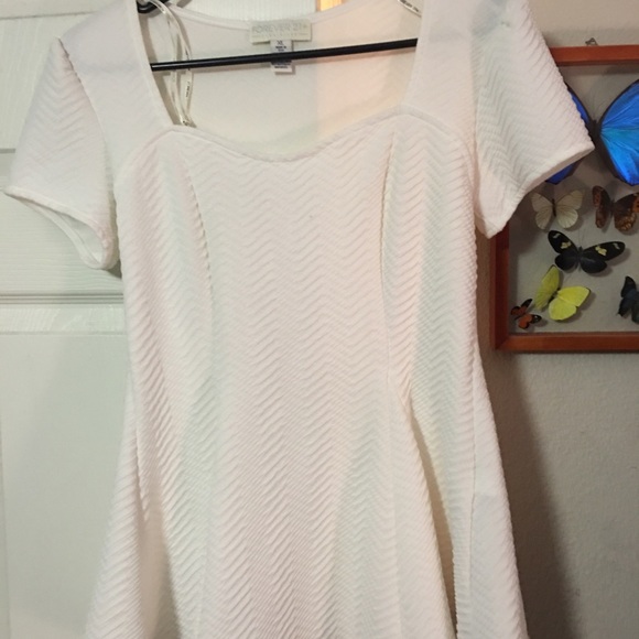 White Peplum Top