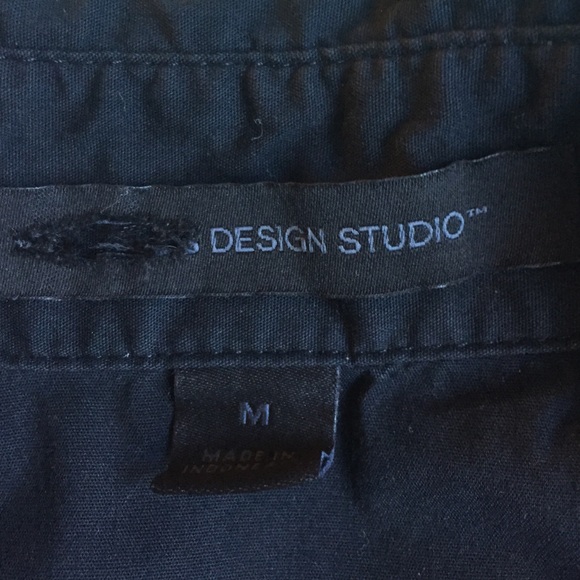 Design Studio black button-up vest - Picture 2 of 3