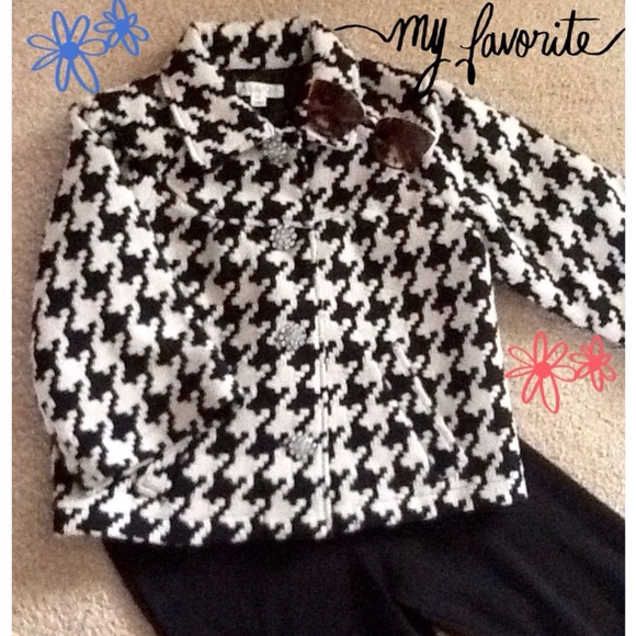 ✨Elegant Houndstooth Jacket✨ - Picture 3 of 4