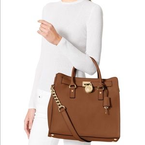 Michael Kors Large Hamilton Saffiano Leather Tote