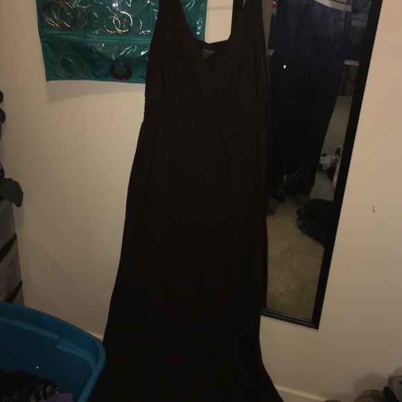 Brown maxi dress