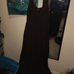 Brown maxi dress