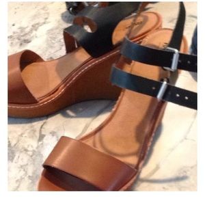 Brown and Black Wedges