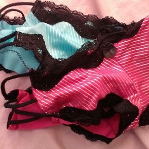 Silk & Sequence Bow Underwear