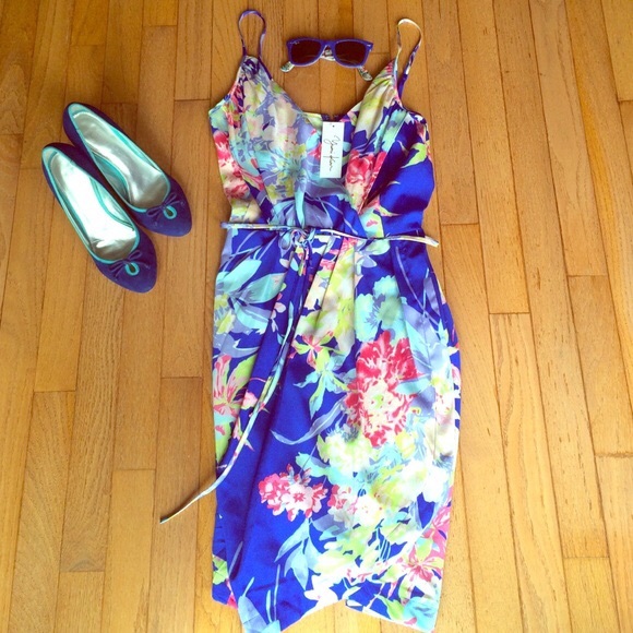 Yumi Kim Bright Floral Dress! Size M