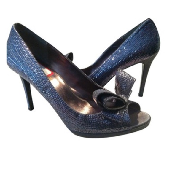 Moda Spana Bow Sequin Heels
