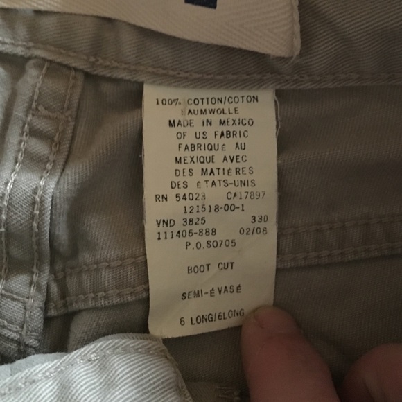 ✌️GAP boot cut khaki-colored denim pants✌️ - Picture 2 of 3