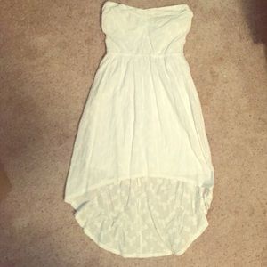 White high low dress from Charlotte Russe