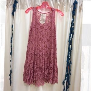Free people Lace Slip Dress