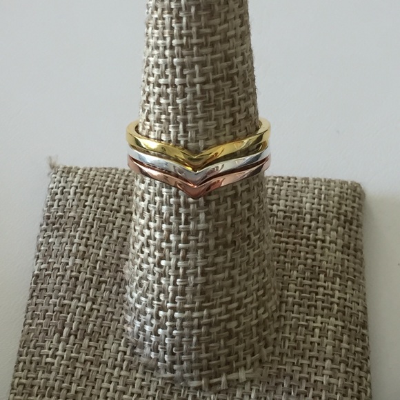 The Trio - stylish set, rose-gold, gold and silver