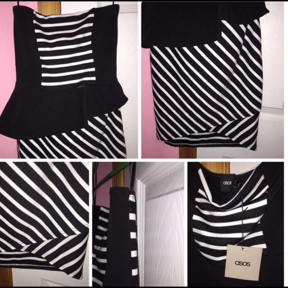 NWT ASOS STRIPED DRESS - Picture 4 of 4