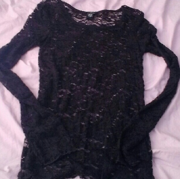 Lace Long Sleeve Shirt