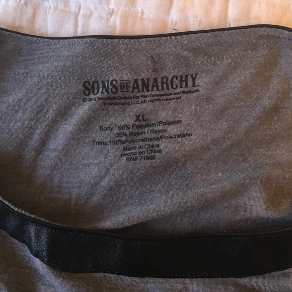 XL sons of anarchy muscle tee - Picture 2 of 3