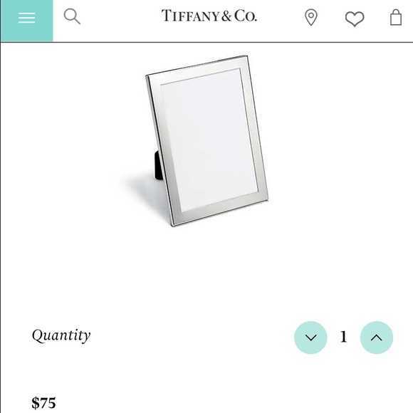 NEW never used Tiffany & Co. Pewter Frame