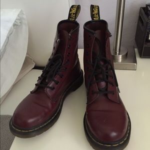 Red Dr Martens