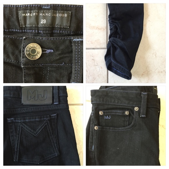 Marc by Marc Jacobs skinny gathered ankle jeans 29 - Picture 3 of 3