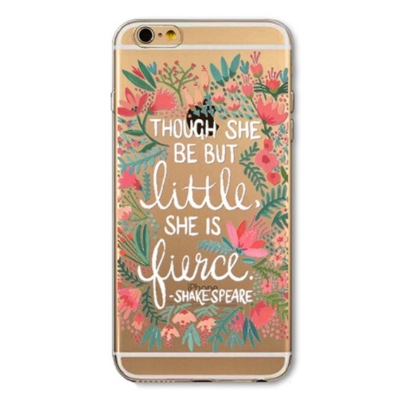 Floral Quote iPhone 6 Case