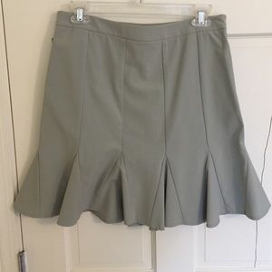 Fun & Flirty Moss Green Skirt from The Limited