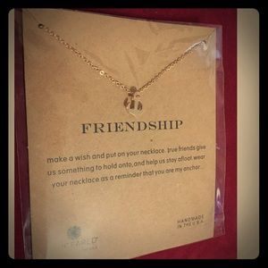 Dogeared necklace friendship anchor