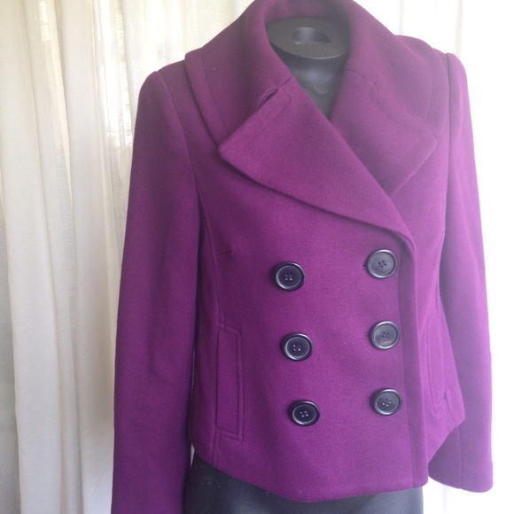 Magenta Pea Coat