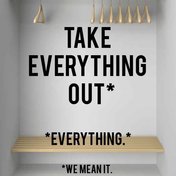 Spring cleaning! Everything must go!!