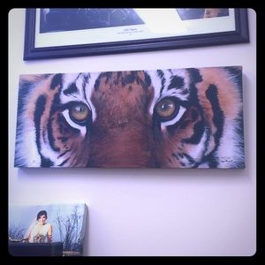Gorgeous tiger eye print by local Louisiana artist