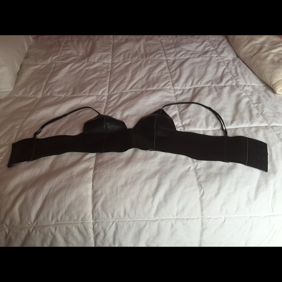 Alexander Wang Tops - ALEXANDER WANG LEATHER BRALETTE