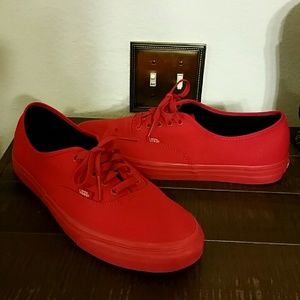 ***SOLD***Mens Red Vans***SOLD***