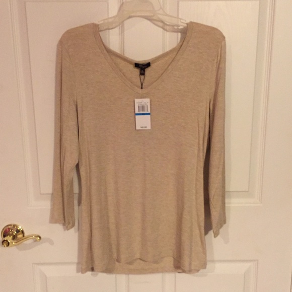 Tan blouse