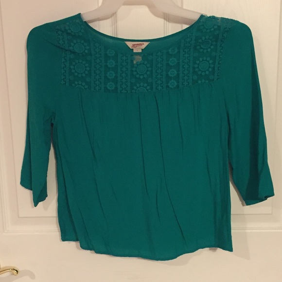 Turquoise blouse
