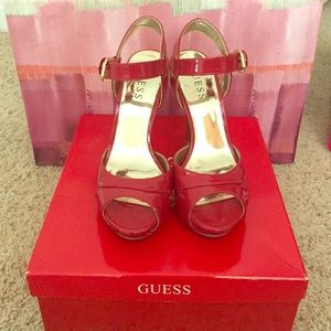 Brand New**  Guess platform 4 inch heels