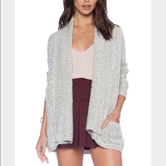 BCBG Boucle Kimono Cardigan