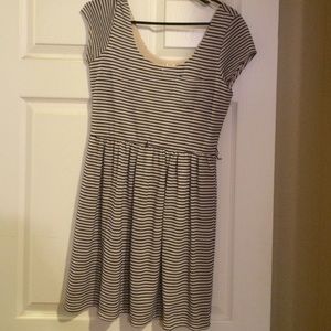Short sleeve skater dress