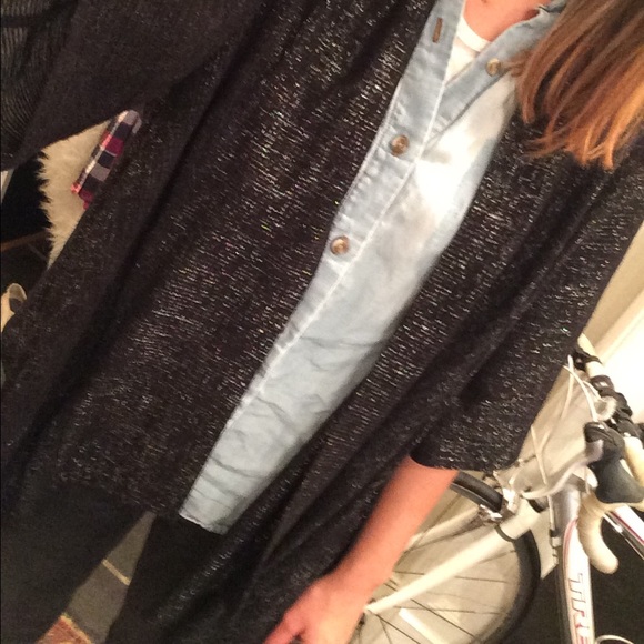 Sparkly Open Cardigan Kimono Need Supply Co - Picture 4 of 4