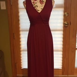 Max Studio Cranberry Maxi Dress- Sm. NWT
