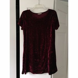 Gypsy Warrior Crushed Velvet Mini Dress