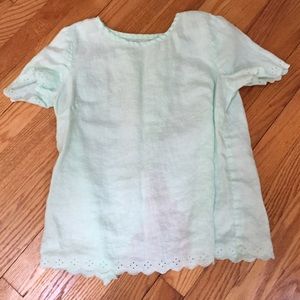 Light turquoise causal shirt